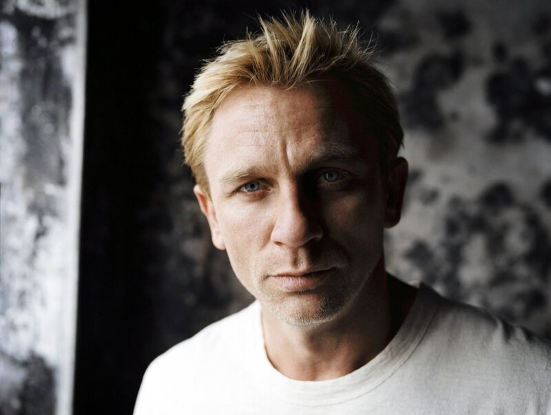 Man with Blond Hair — White
