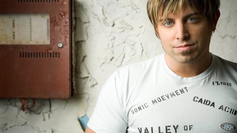 man with blonde hair and blue eyes