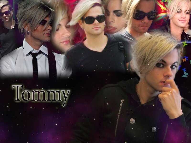 Man with Blonde Hair — Black, Dramatic, Night