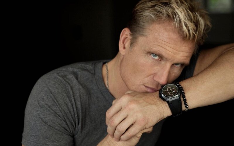 Man with Blonde Hair — Gray, Serious