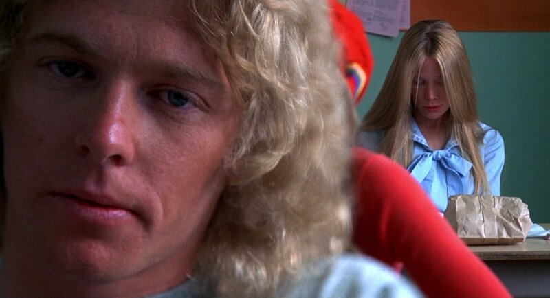 Man with Blonde Hair — Red, Dramatic
