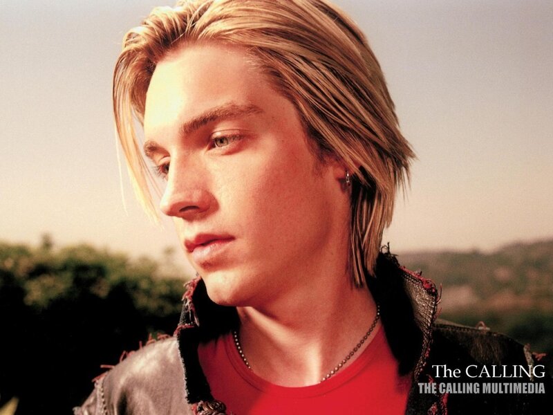 Man with Blonde Hair — Red
