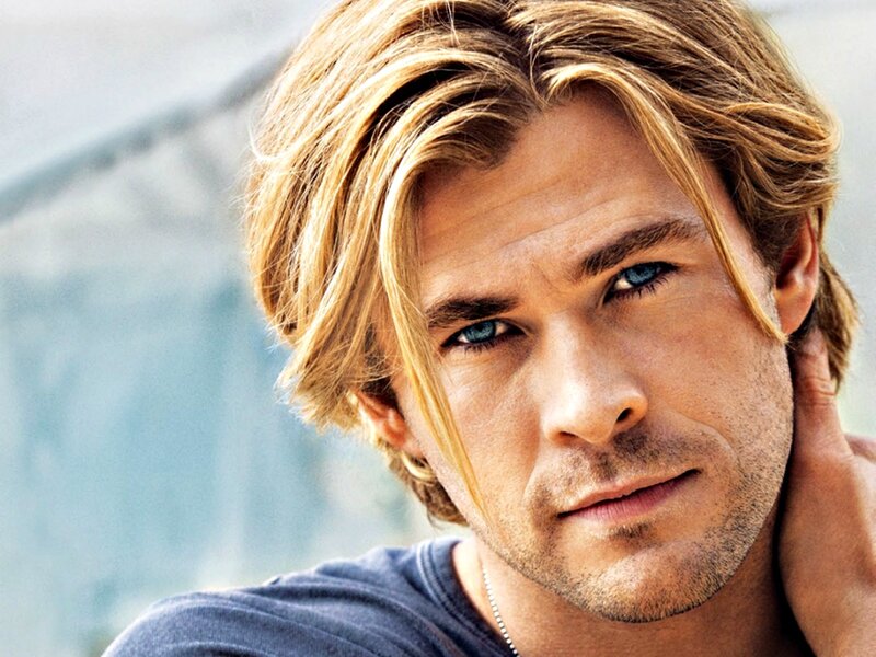 Man with Blonde Hair — Serious