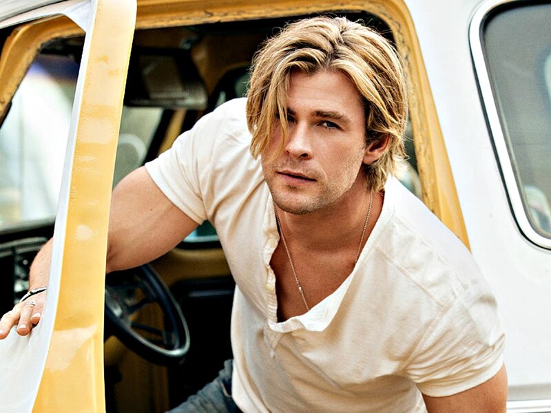 Man with Blonde Hair — White, Confident