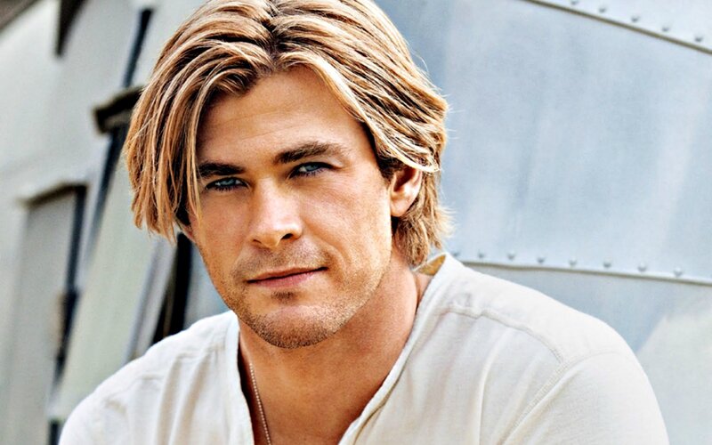 Man with Blonde Hair — White, Neutral