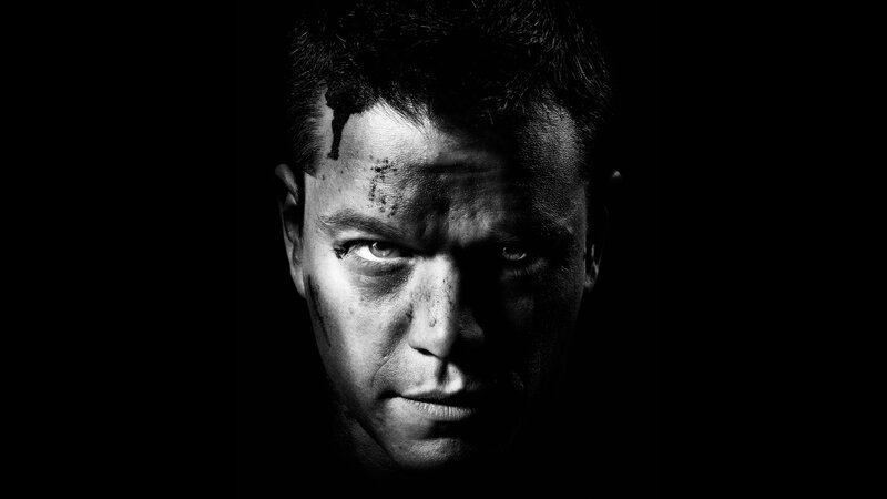 Man with Blood on Face — Black, Dramatic, Photograph, Dark Background