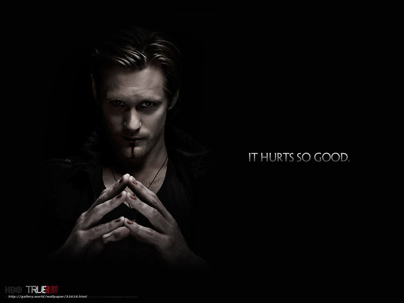 Man with Blood on Lips