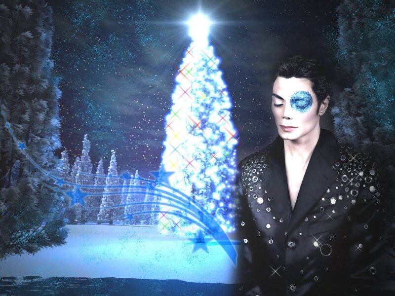 Man with Blue Eye Makeup — Festive