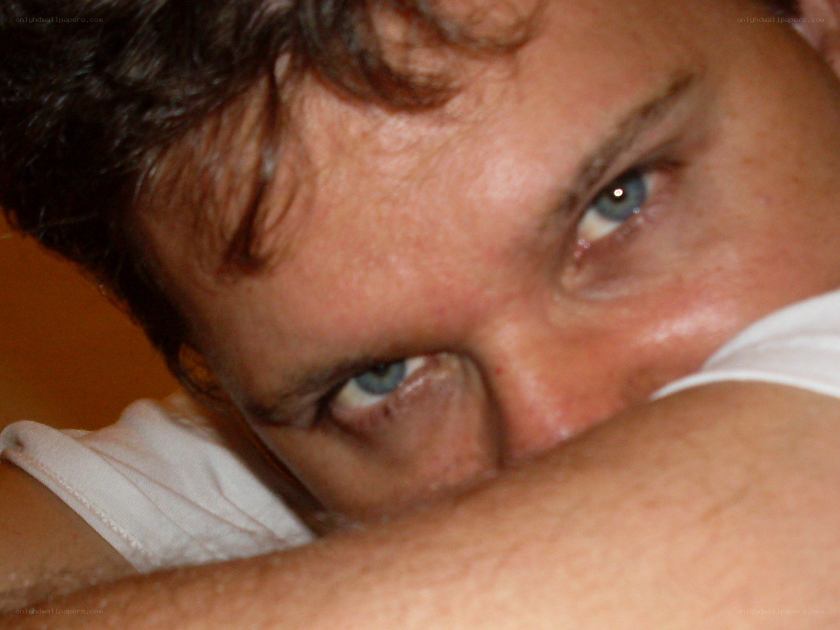 man with blue eyes