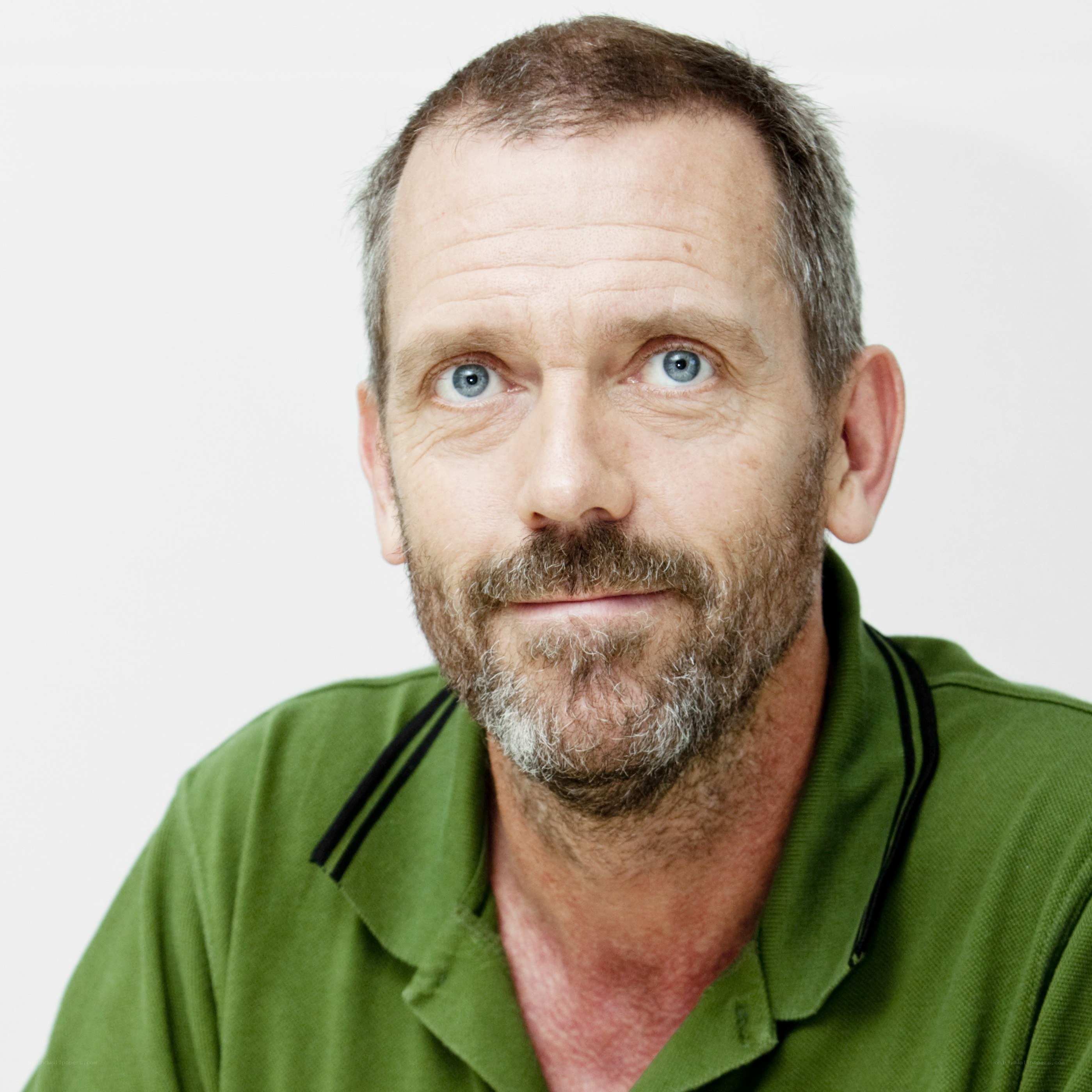 man with blue eyes and beard
