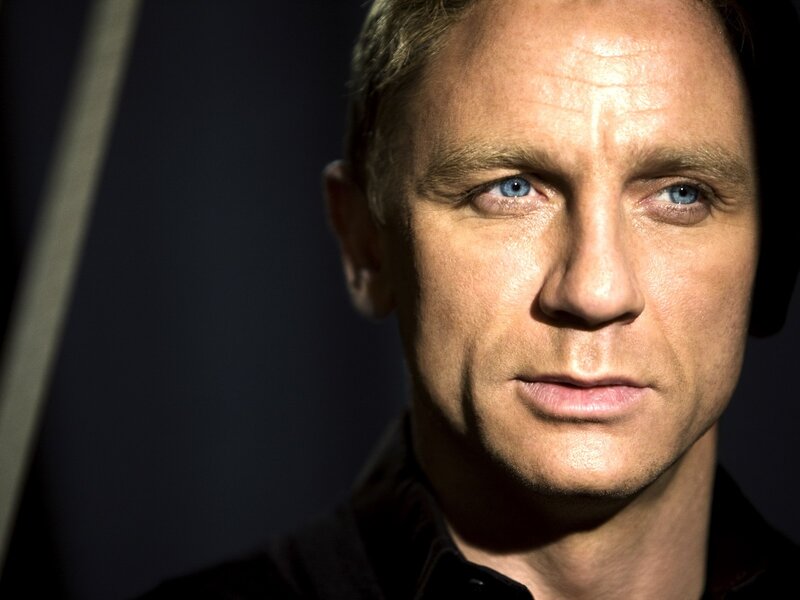 Man with Blue Eyes — Black, Dramatic, Photograph, Blue Eyes