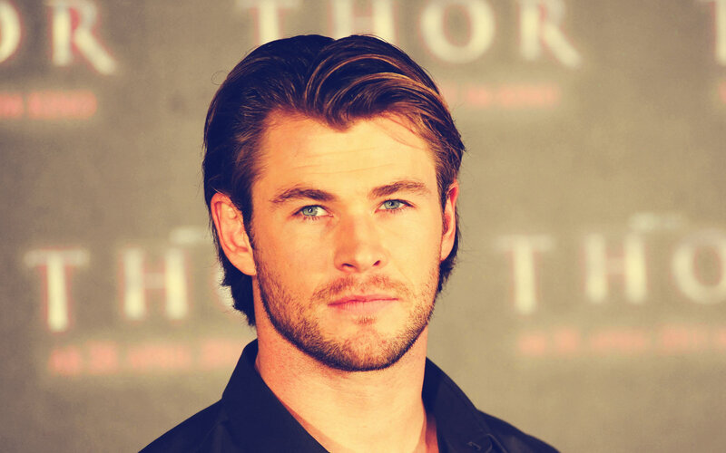 Man with Blue Eyes — Brown, Serious, Photograph, Black Shirt