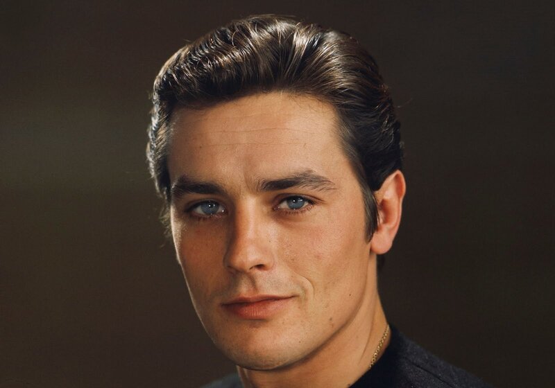 Man with Blue Eyes — Brown, Serious, Photograph