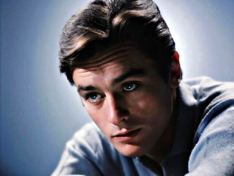 Man with Blue Eyes — Dramatic, Photograph, Blue Shirt