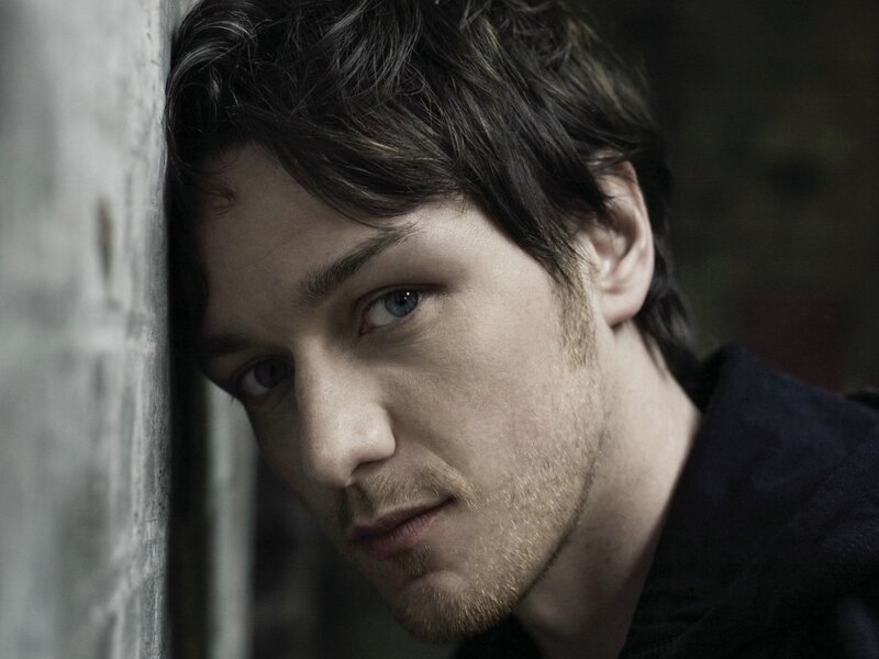 Man with Blue Eyes — Gray, Serious, Photograph, Wall