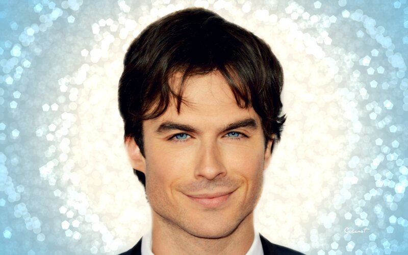 Man with Blue Eyes — White, Calm