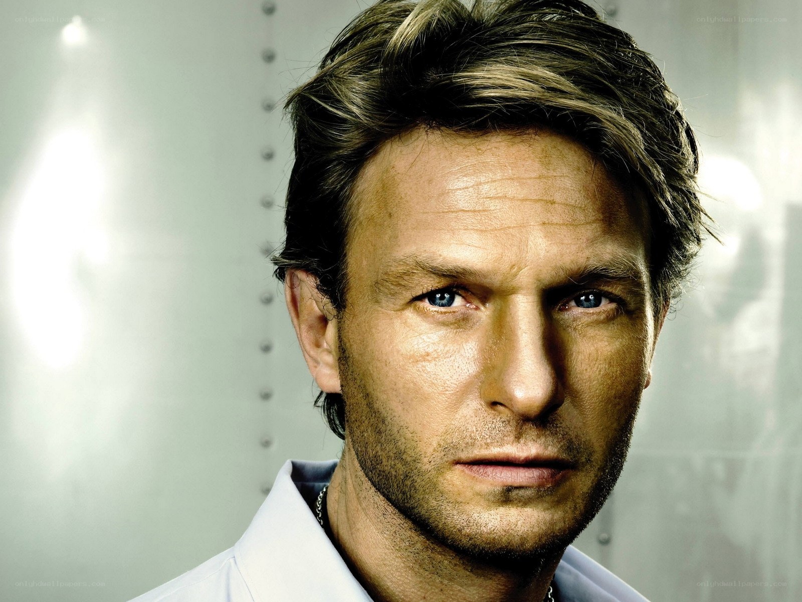 man with blue eyes