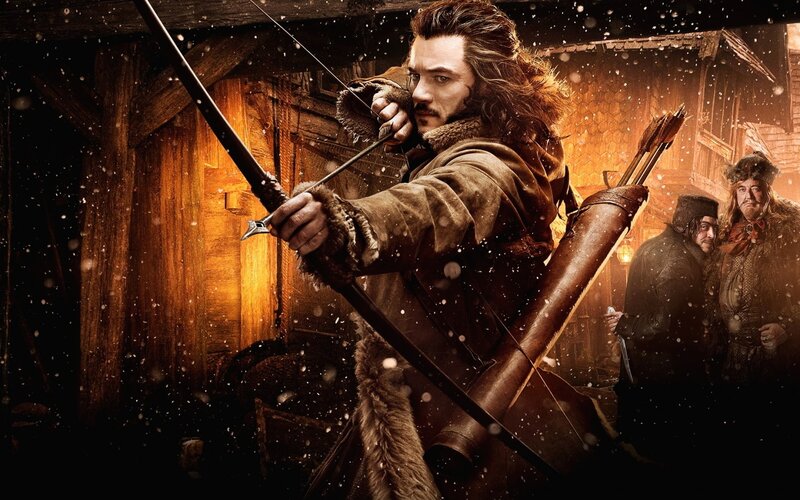 Man with Bow and Arrow — Brown, Dramatic