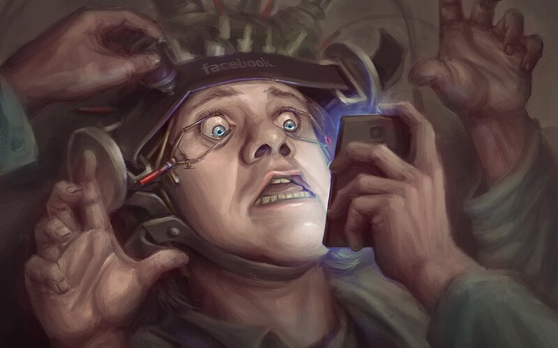 Man with brain implant