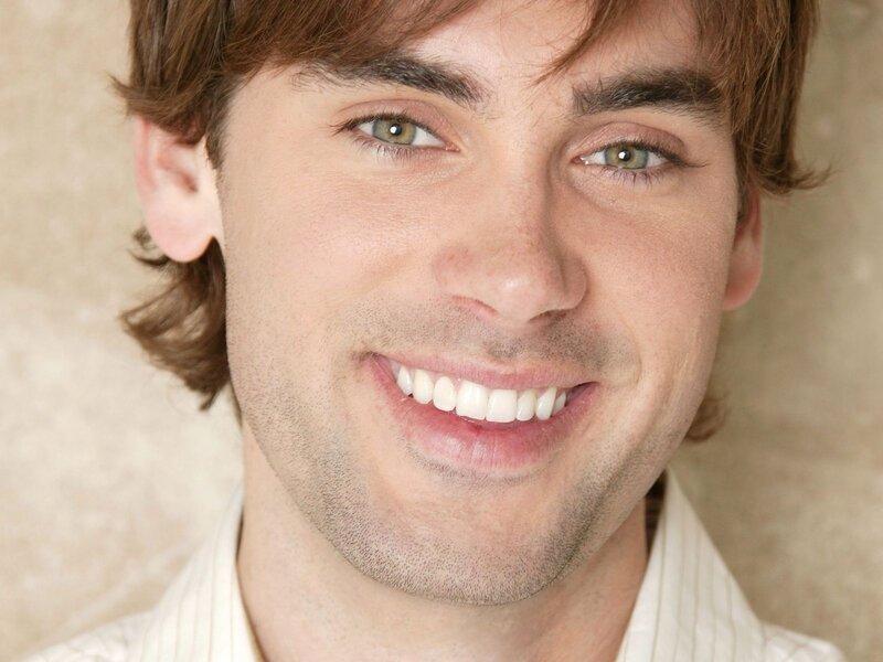 Man with Brown Hair — Beige, Friendly