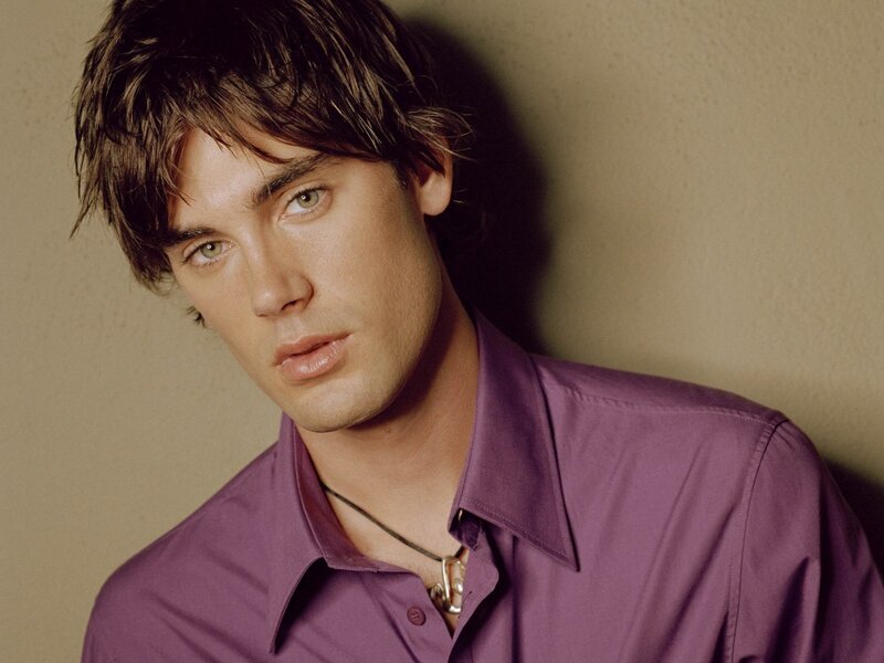 Man with Brown Hair — Purple