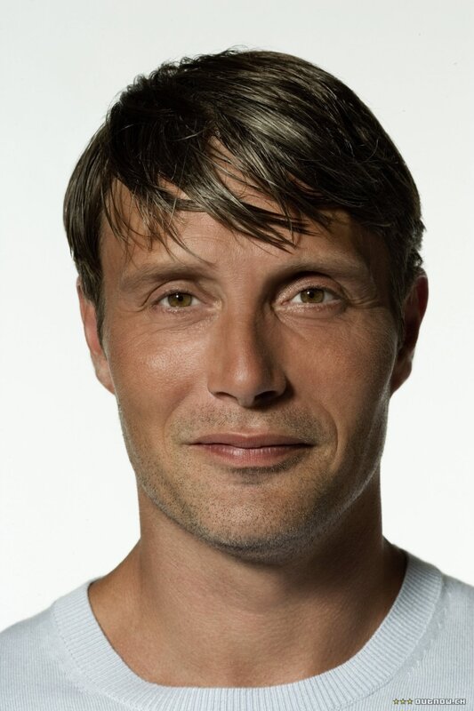 Man with Brown Hair — White, Neutral, Photograph, White Shirt, Studio Lighting