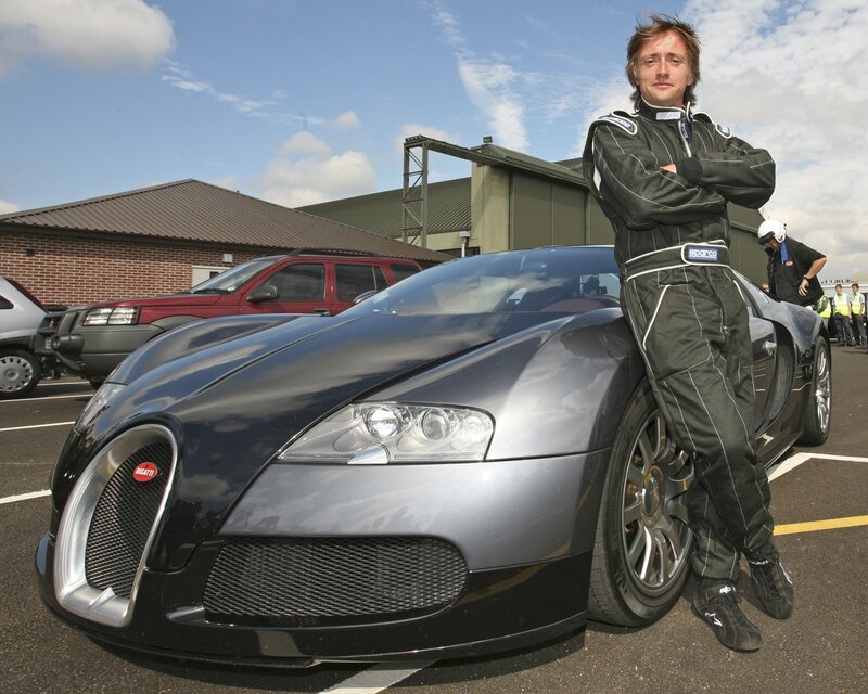 Man with Bugatti Veyron