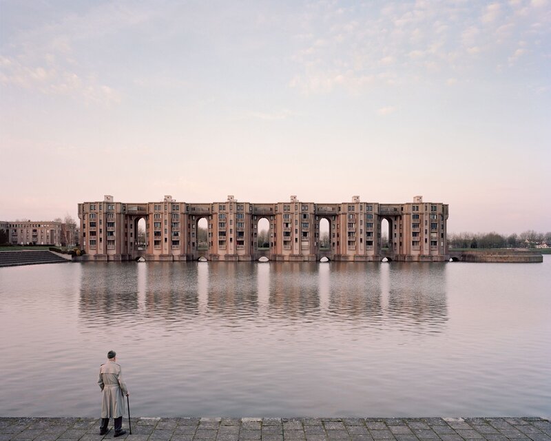 Man with Cane by Water