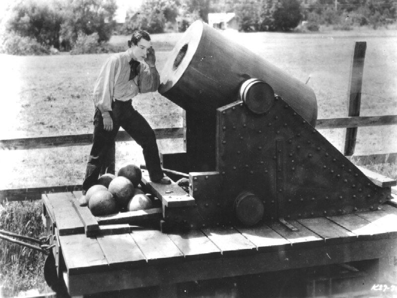 Man with Cannon