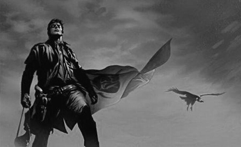 Man with Cape and Bird
