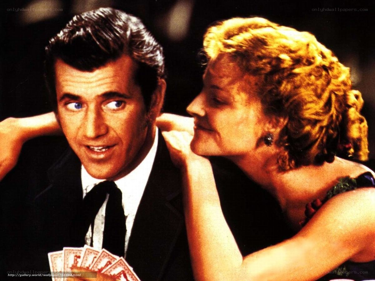 Man with cards and woman
