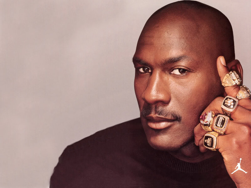 Man with Championship Rings