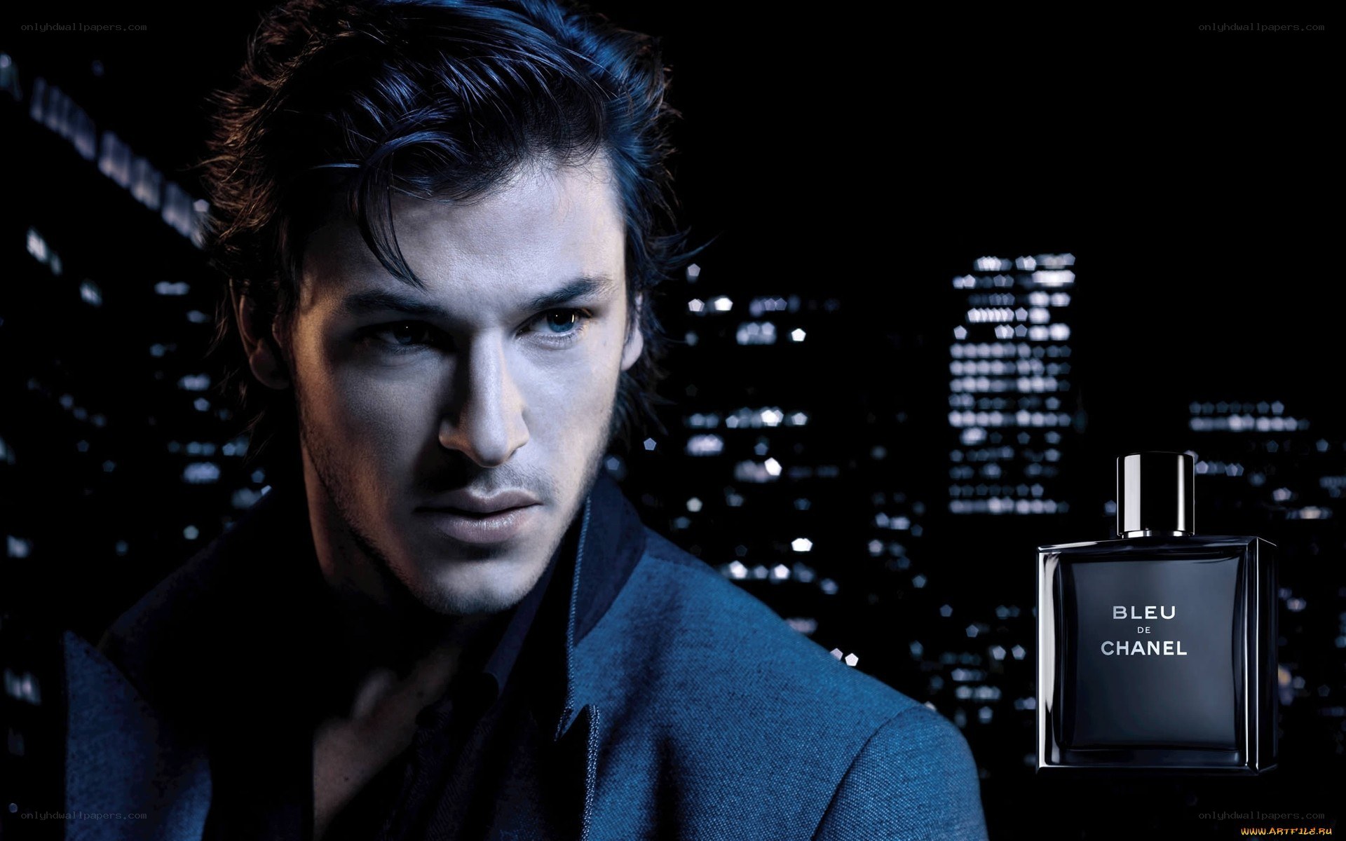 Man with Chanel Bleu perfume