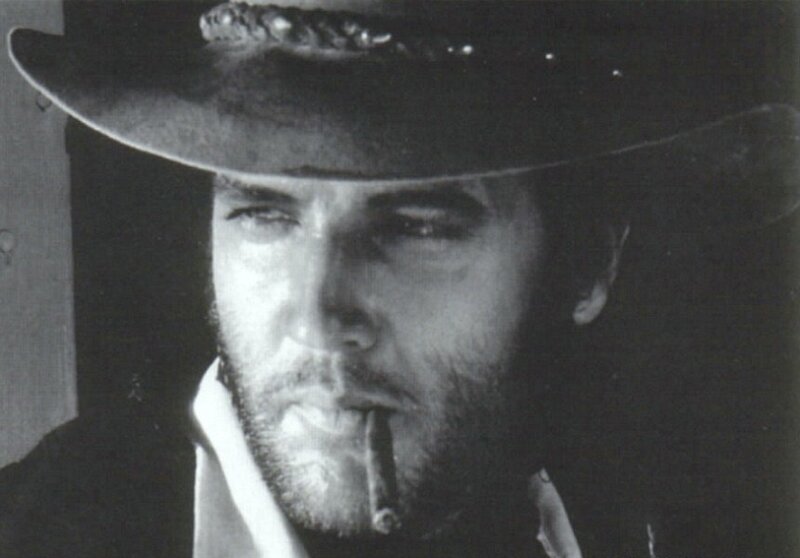 Man with Cigar and Hat — Black