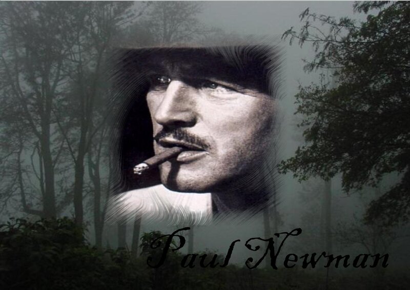 Man with Cigar in Forest
