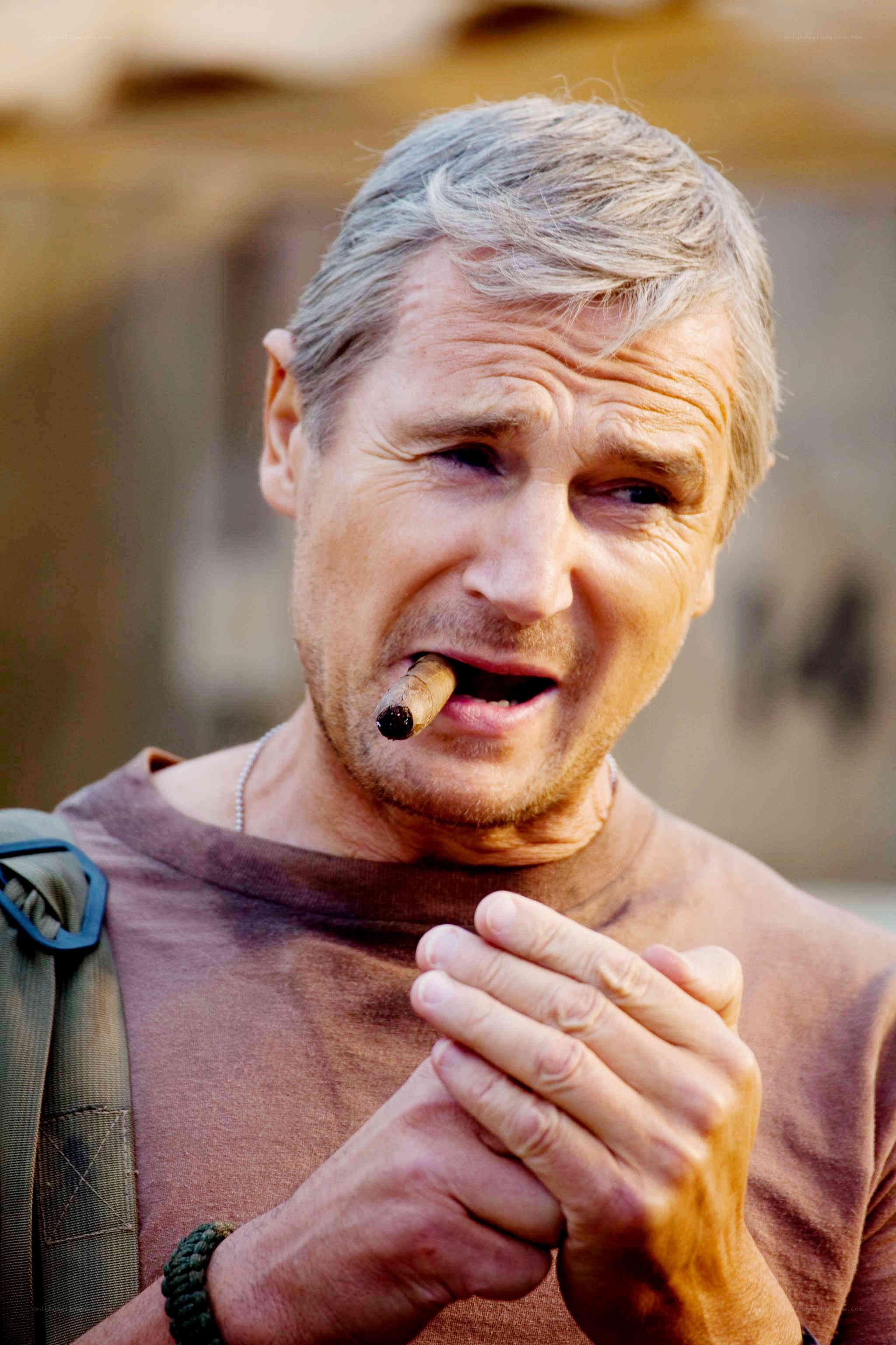man with cigar in mouth
