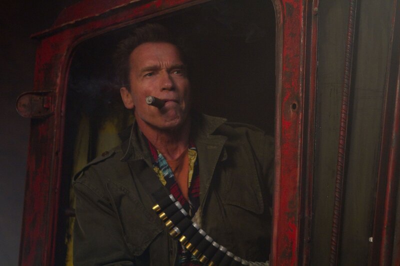 Man with Cigar in Vehicle — Green