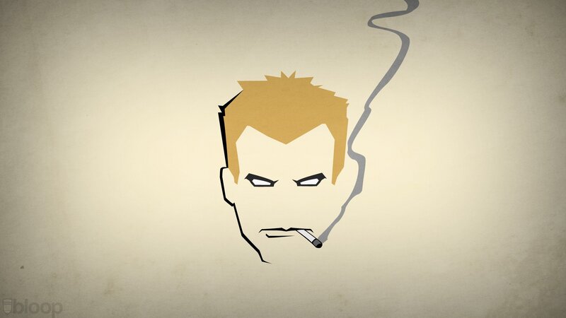Man with Cigarette — Beige