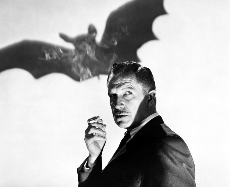 Man with Cigarette — Black, Dramatic, Photograph, Bat Shadow, Suit