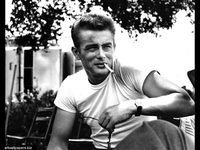 Man with Cigarette — Black, Relaxed