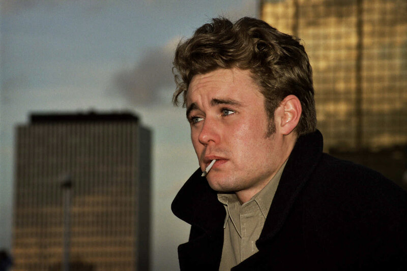 Man with Cigarette — Black