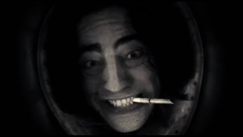 man with cigarette in mouth