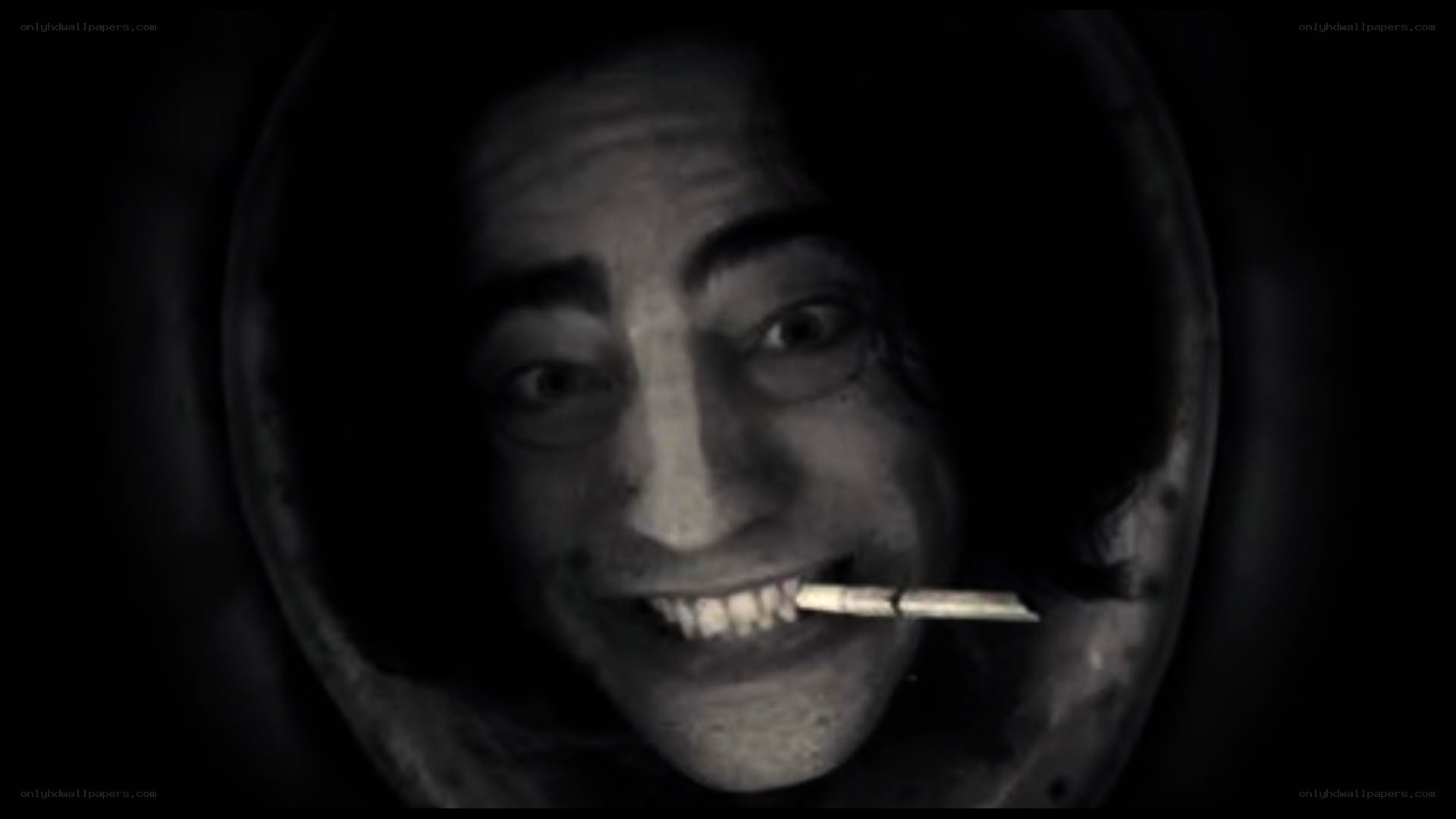 man with cigarette in mouth