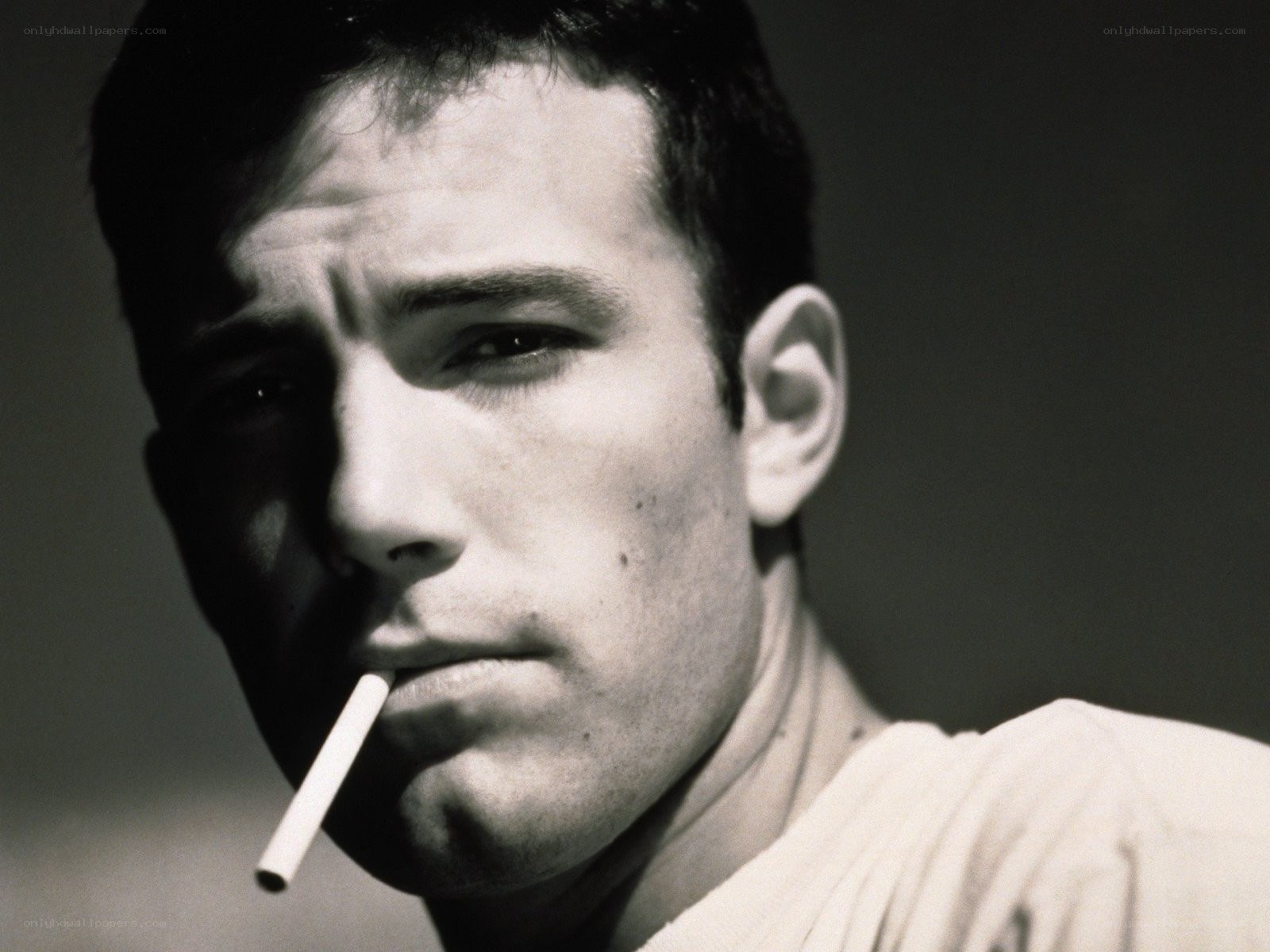 man with cigarette in mouth