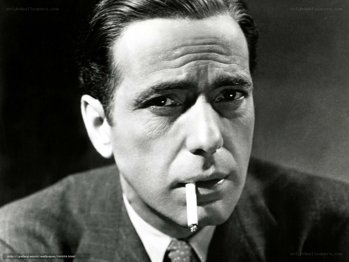 Man with cigarette in mouth