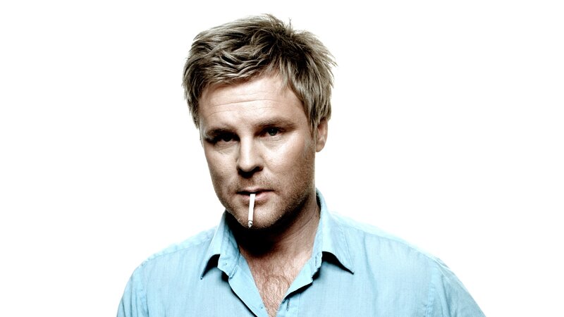 Man with Cigarette — White