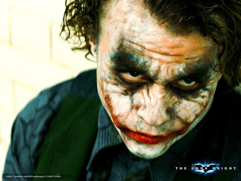 Man with Clown Makeup — White