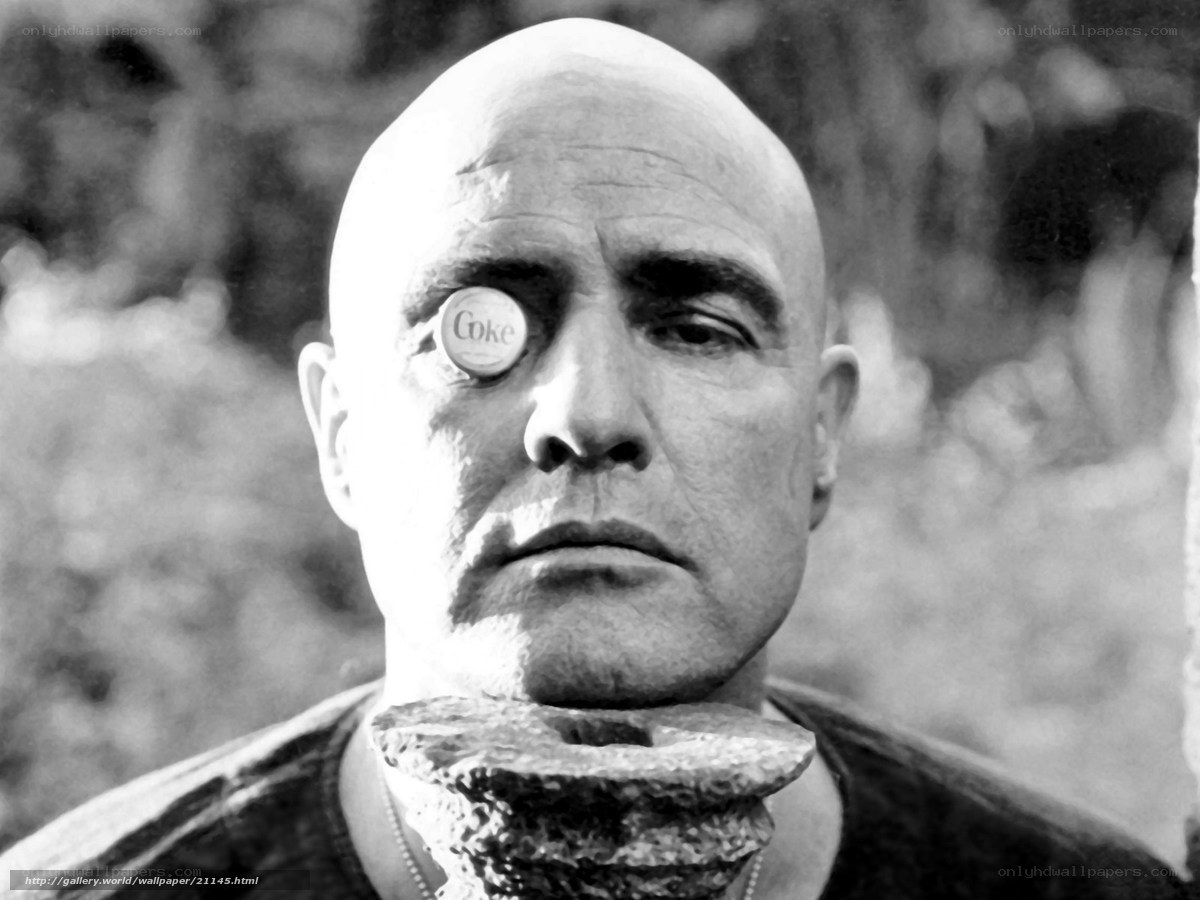 Man with Coke can eye
