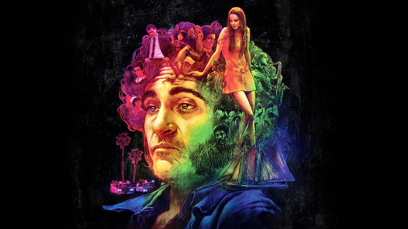 Man with Colorful Head