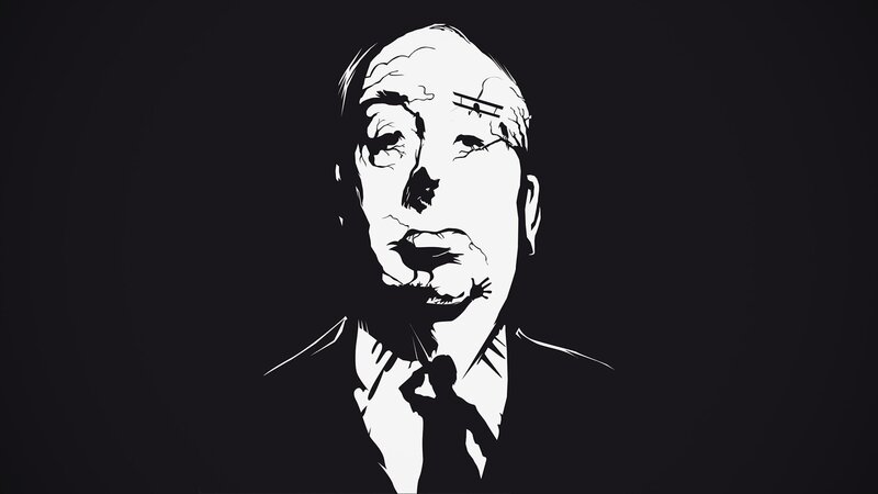 Man with Cracked Face — Black, Dramatic, Illustration
